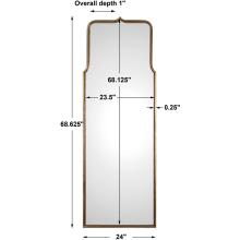 Adelasia-Antiqued Gold Mirror