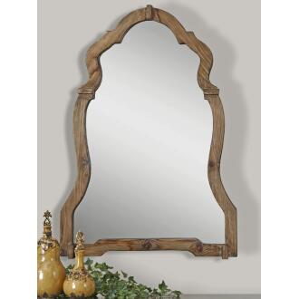 Uttermost Agustin Light Walnut Mirror