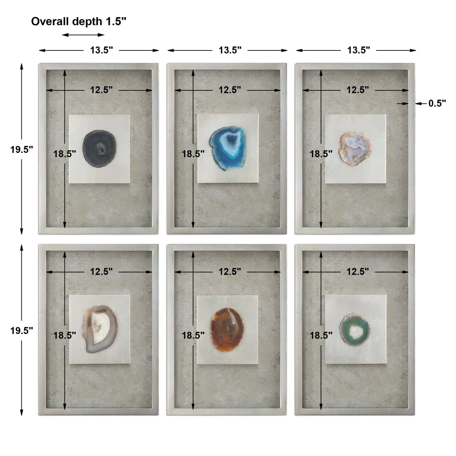 Agate-Stone Wall Art