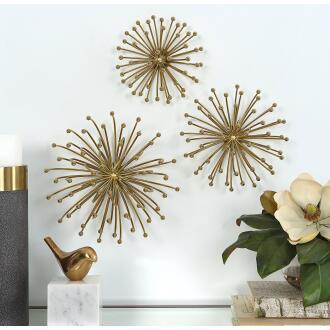 Uttermost Aga Gold Metal Wall Decor