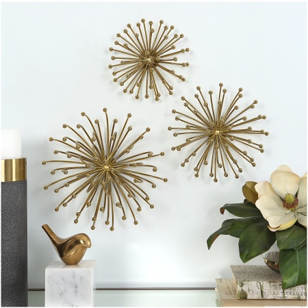 Uttermost Aga Gold Metal Wall Decor