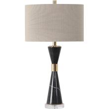 Alastair-Black Marble Table Lamp