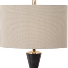 Alastair-Black Marble Table Lamp