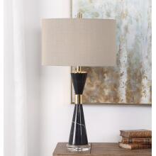 Alastair-Black Marble Table Lamp