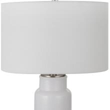 Albany-White Farmhouse Table Lamp