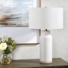 Albany-White Farmhouse Table Lamp