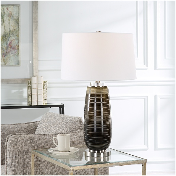 Uttermost Alamance Rustic Bronze Table Lamp