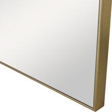 Alexo-Modern Gold Square Mirror