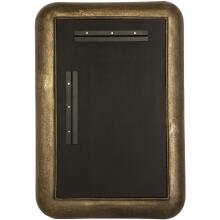 Alvaro-Antique Brass Mirror