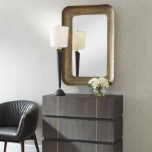 Alvaro-Antique Brass Mirror
