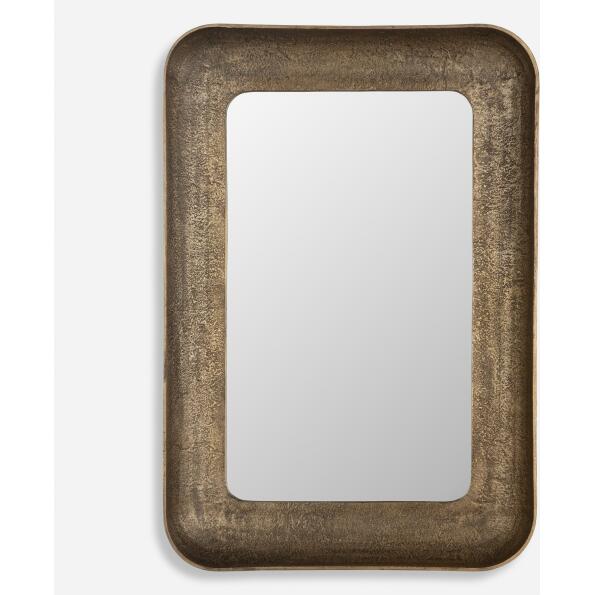 Alvaro-Antique Brass Mirror