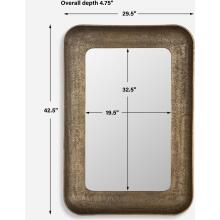 Alvaro-Antique Brass Mirror
