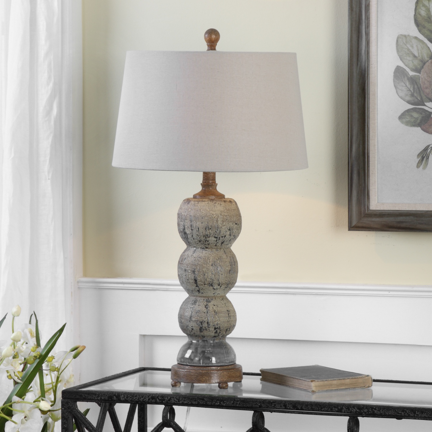 Amelia-Textured Ceramic Lamp