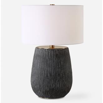 Americana-Aged Black Table Lamp