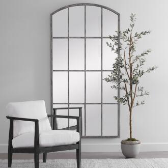 Uttermost Amiel Ivory Arched Mirror