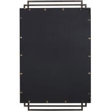 Amherst-Rectangular Brushed Gold Mirror