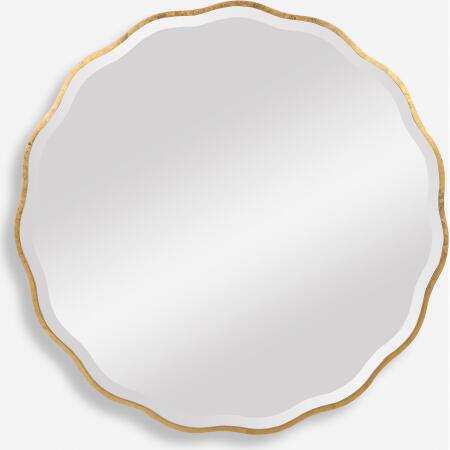 Aneta-Gold Round Mirror