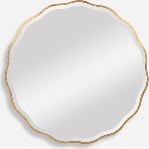 Aneta-Gold Round Mirror