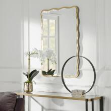 Aneta-Gold Scalloped Mirror