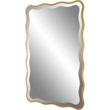 Aneta-Gold Scalloped Mirror