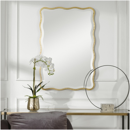 Uttermost Aneta Gold Scalloped Mirror