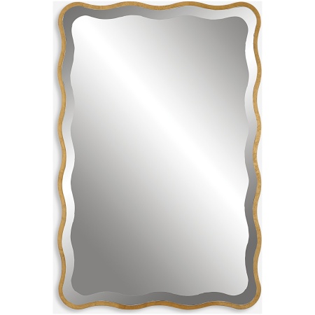 Aneta-Gold Scalloped Mirror