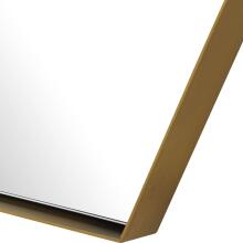 Ankara-Brass Hexagon Mirror