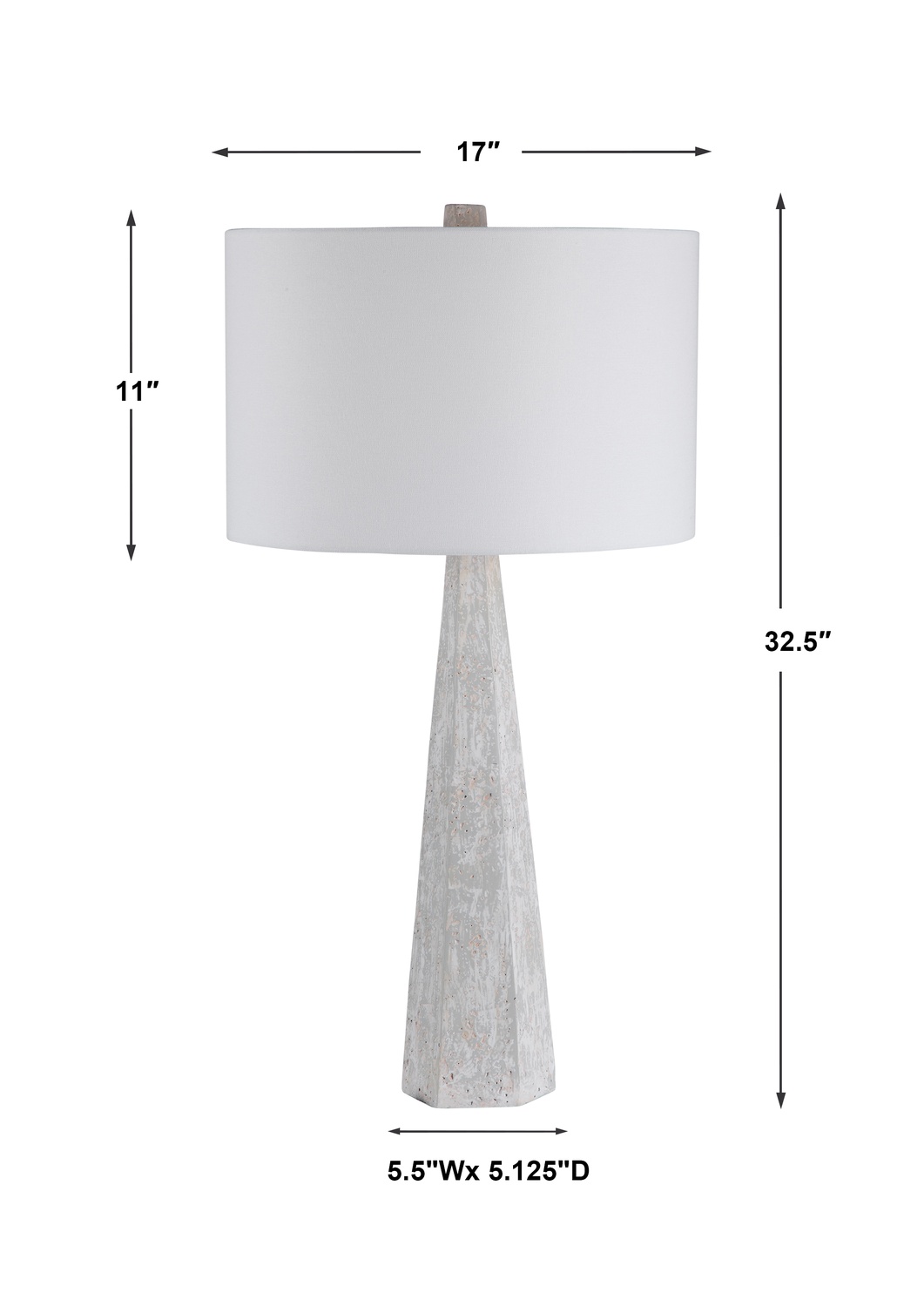 Apollo-Concrete Table Lamp