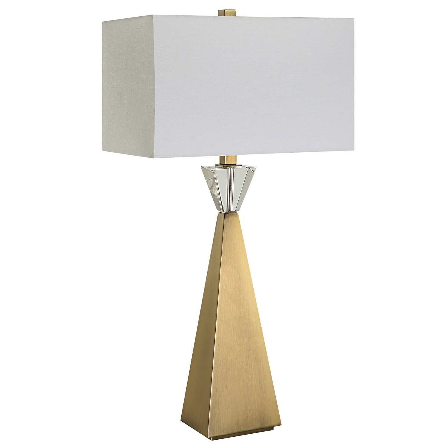 Arete-Modern Brass Table Lamp