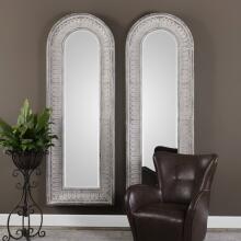 Argenton-Aged Gray Arch Mirror