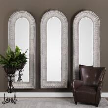 Argenton-Aged Gray Arch Mirror