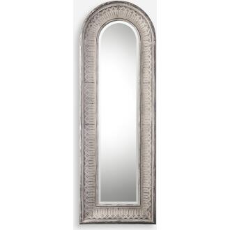 Argenton-Aged Gray Arch Mirror
