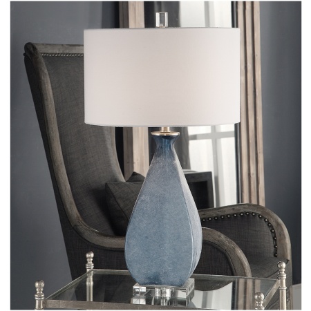 Uttermost Atlantica Ocean Blue Lamp