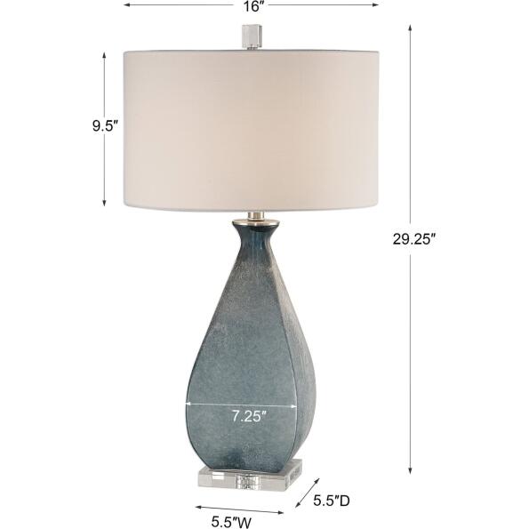 Atlantica Ocean Blue Lamp