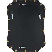Athena-Brushed Brass Mirror