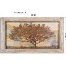 Autumn Radiance Sepia-Leaf / Floral Art