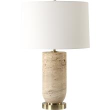 Aubrey-Travertine Table Lamp