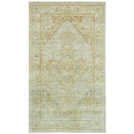 AURCUS BROWN/GOLD Area Rug Spring