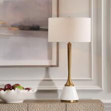 Avola-White Marble Table Lamp