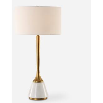 Avola-White Marble Table Lamp
