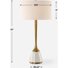 Avola-White Marble Table Lamp