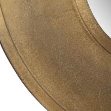 Axel-Round Brass Mirror