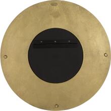 Axel-Round Brass Mirror