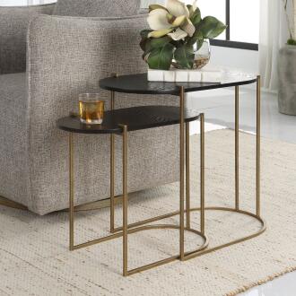 Uttermost Aztec Wood Nesting Tables