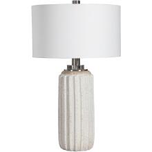 Azariah-White Crackle Table Lamp