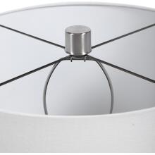 Azariah-White Crackle Table Lamp