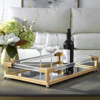 Uttermost Balkan Mirrored Tray