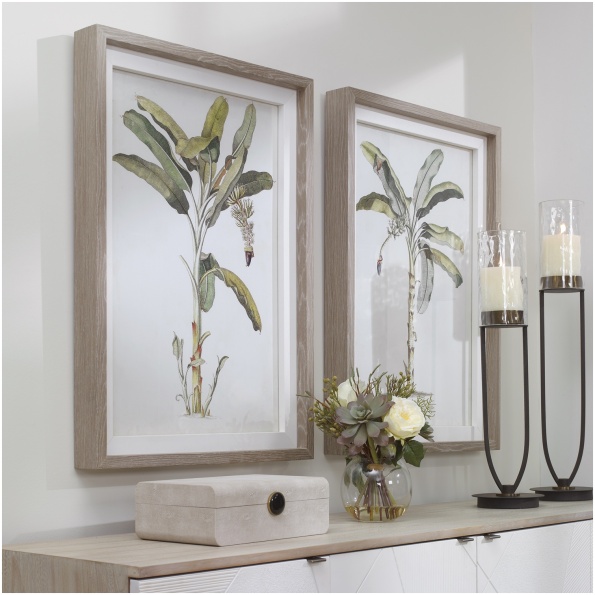 Banana Palm Framed Prints