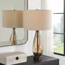 Baltic-Teardrop Glass Table Lamp