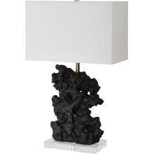 Basalt-Black Stone Table Lamp